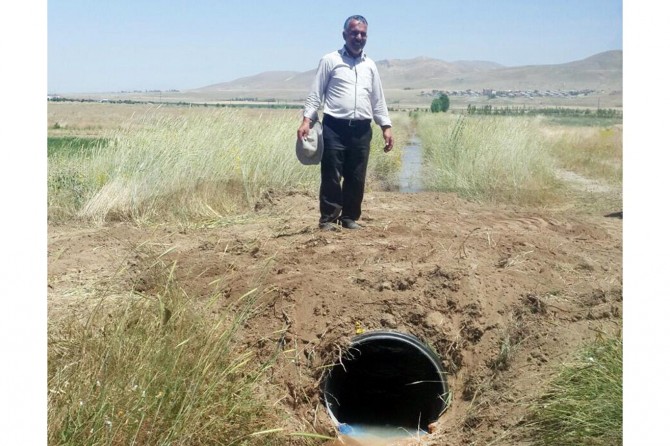 Van'da çiftçiye arazi sulama kolaylığı