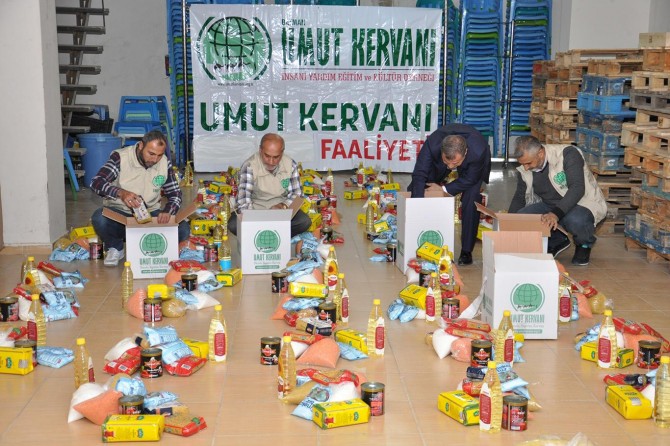 Mevlid Kandili dolayısıyla 150 aileye gıda yardımı ulaştırıldı
