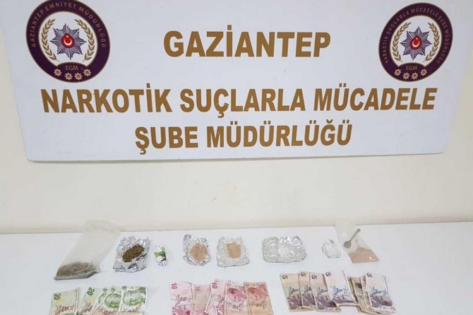 Gaziantep'te uyuşturucu operasyonu: 8 tutuklama