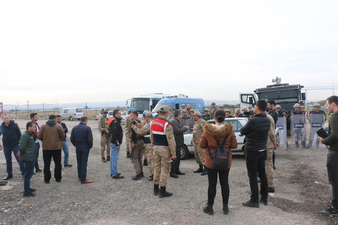 ​Şanlıurfa’da basın açıklamasına jandarma müdahale etti