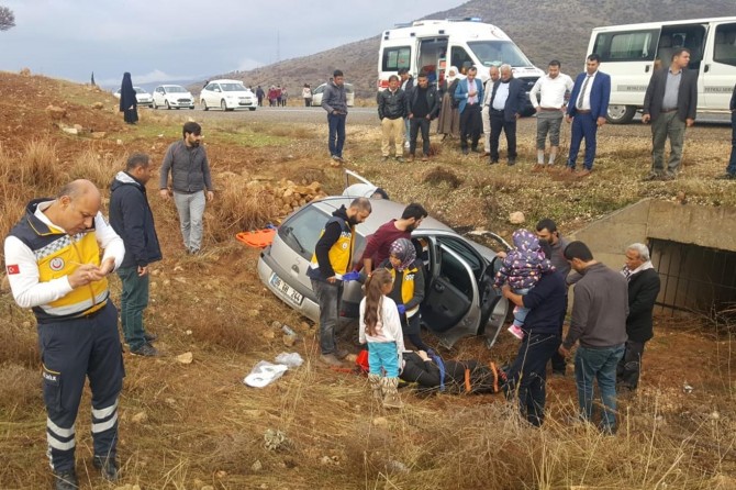 Batman-Gercüş Karayolu'nda kaza: 2 yaralı