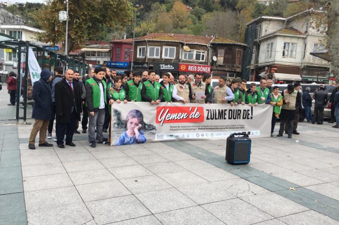 Beykoz Kardeşlik Platformundan Yemen açıklaması