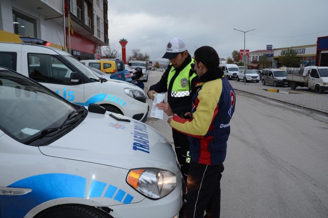 13 araca cezai işlem uygulandı