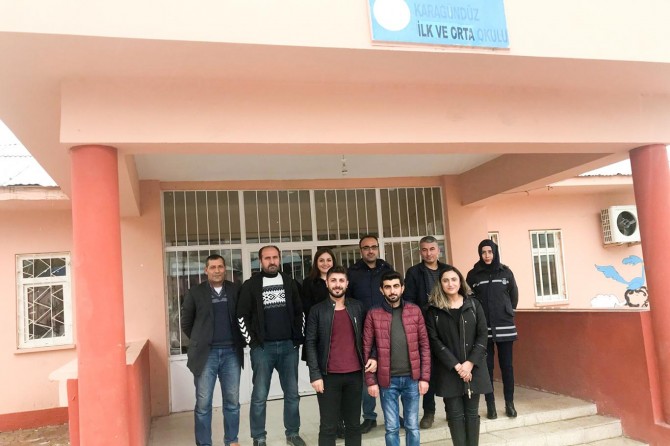 Kırsal mahalle okullarında sağlık bilgisi semineri verildi