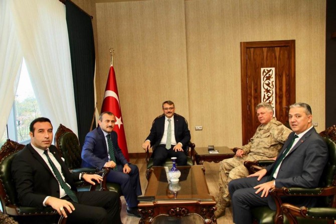 Tunceli Valisi Sonel'den Bingöl Valisi Ekinci'ye ziyaret