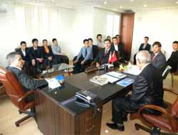 Çinli Kur'an Kursu Öğrencilerden İlçe Müftüsüne Ziyaret