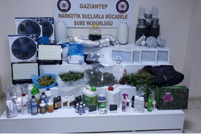 Gaziantep'te kumar, uyuşturucu ve hırsızlık operasyonları