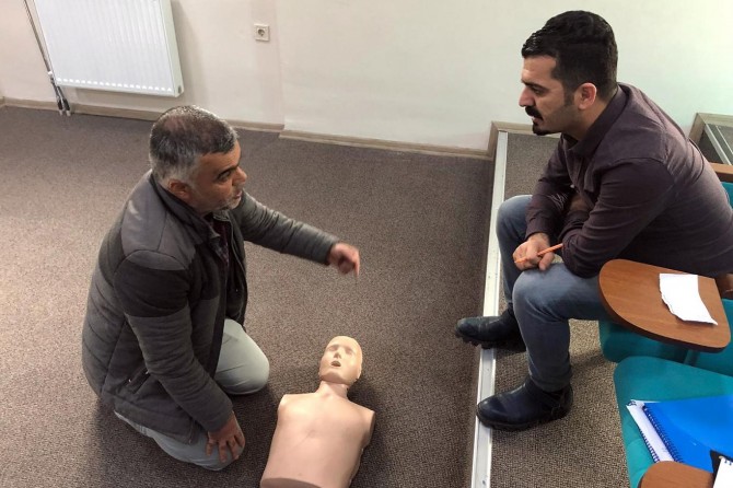 Personele ilk yardım eğitimi verildi