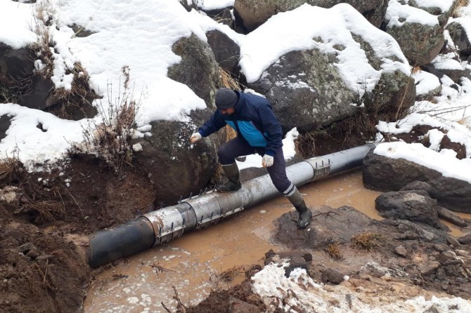 4 bin nüfuslu 3 mahalle susuzluktan kurtarıldı