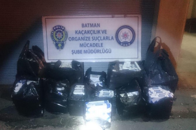 Araçta 6 bin paket gümrük kaçağı sigara ele geçirildi