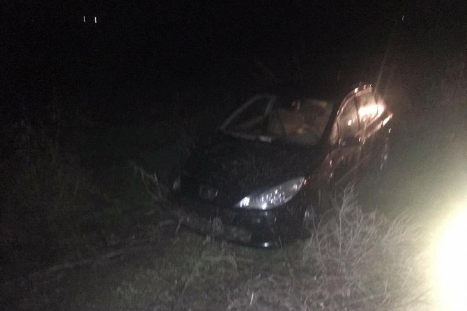 Mardin Kızıltepe'de su taşkınından kaçarken kaza yaptı