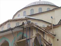 Hz. Ömer Camii'nin Tamiratına Başlandı