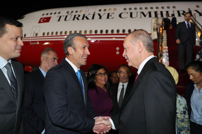 Cumhurbaşkanı Erdoğan Venezuela'da