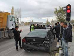 Van'da Zincirleme Trafik Kazası