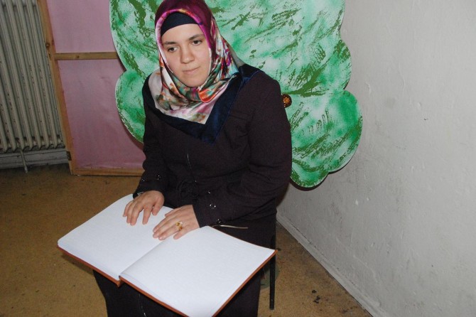 Görememem yapmak istediğim şeylere engel olmadı