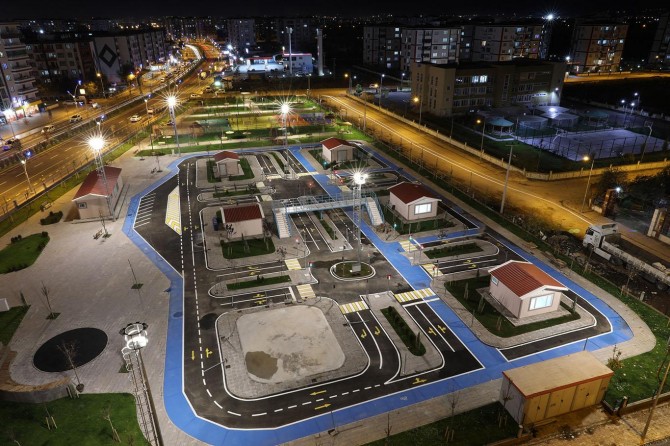 Diyarbakır'da çocuklar için Trafik Eğitim Parkı açıldı