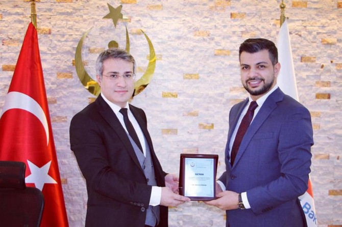 Sağlık Bakanlığından Batman’a plaket