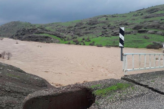 Adıyaman’da yağış sele neden oldu