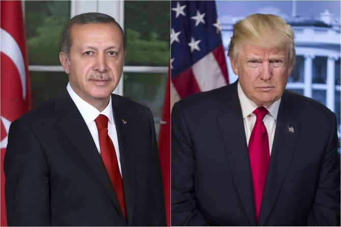 Cumhurbaşkanı Erdoğan Trump ile görüştü