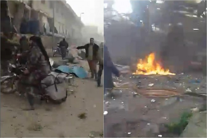 Li Efrînê êrîşa bombeyî hat lidarxistin: 4 mirî 20 birîndar