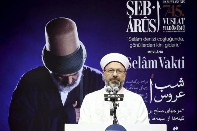 745. Vuslat Yıl Dönümü Şeb-i Arus Programı Konya’da gerçekleştirildi