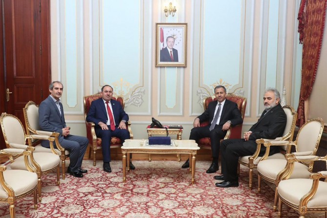 HÜDA PAR İstanbul İl Başkanından Vali Yerlikaya’ya ziyaret