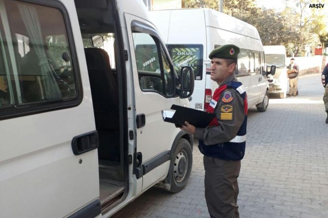 Denetlenen 34 bin okul servisinden 599 trafikten men edildi