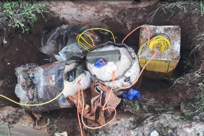 Li Mêrdînê 350 kîlo teqemenî hat bidestxistin