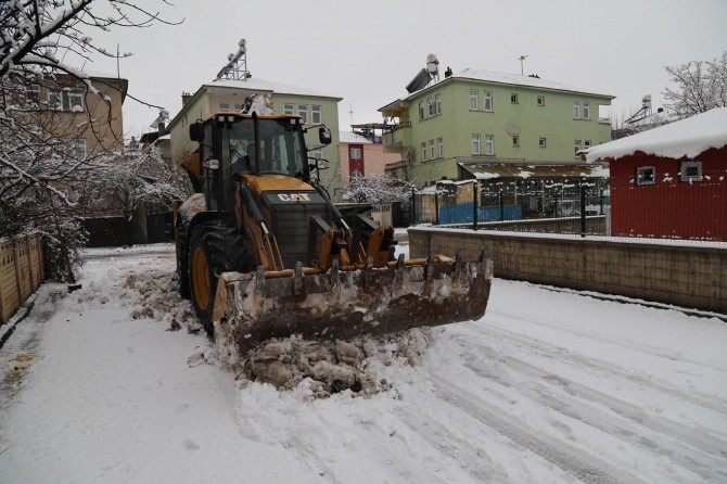 Karla mücadele çalışmaları başladı