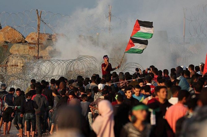 Siyonist işgalciler 14 Filistinliyi yaraladı