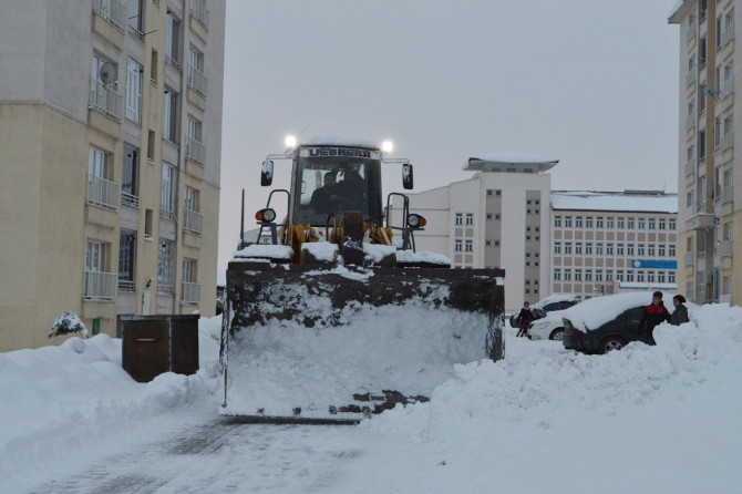 Karla mücadele çalışması başlatıldı