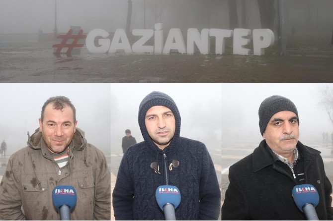 Gaziantep’te yoğun sis etkili oluyor