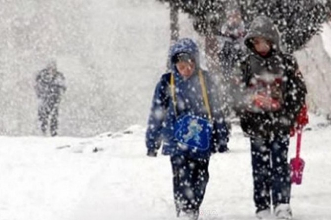 Birçok ilde eğitime kar engeli