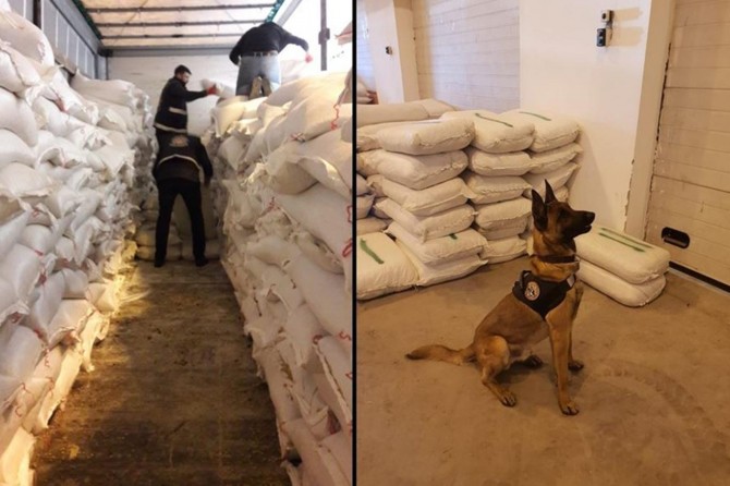 İpsala Sınır Kapısında bir buçuk ton esrar ele geçirildi