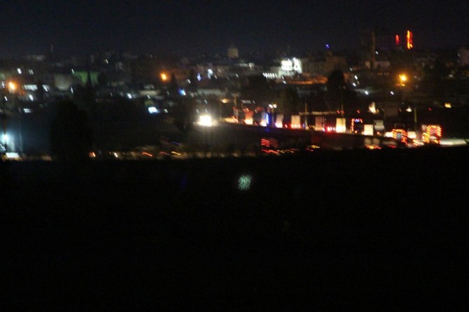 Qamişlo'da askeri sevkiyat görüntülendi