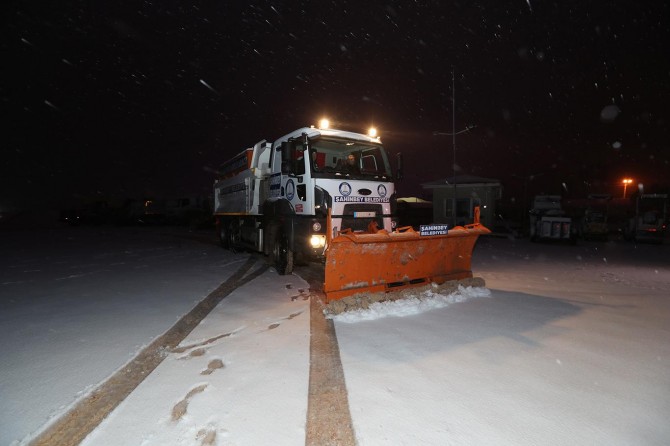 ​Gaziantep’te kara anında müdahale