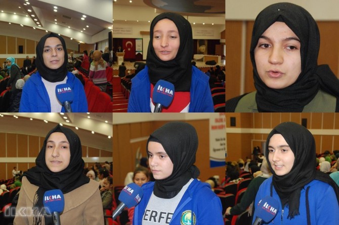 Hem akademik hem de dini anlamda kendimizi yetiştiriyoruz