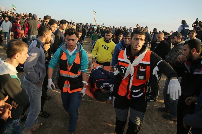 Di xwepêşanên Meşa Mezin a Vegerê de 15 Filistînî birîndar bûn