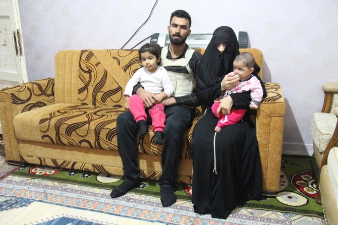 Kaza geçirdiği için çalışamayan Suriyeli yardım bekliyor