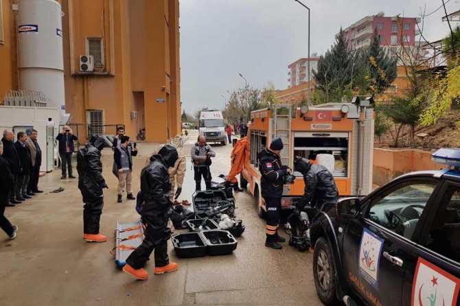 Mardin’de gerçeği aratmayan KBRN tatbikatı