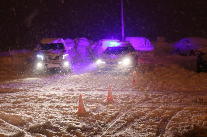 Ulaşıma kar engeli