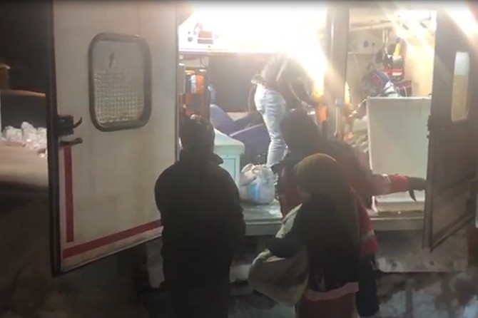 Hasta bebeğe saatlerce süren çalışmanın ardından ulaşıldı