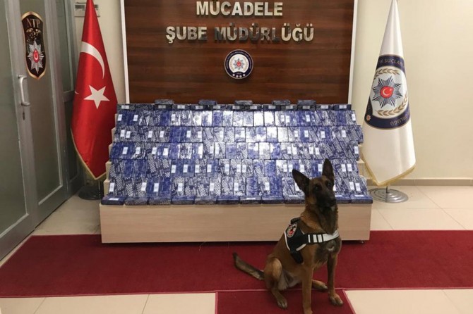 72 kilogram eroin ele geçirildi