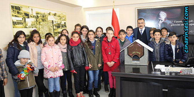 Mevlüt İlgin Ortaokulu öğrencilerinden Abdulkadir Çelik’e ziyaret