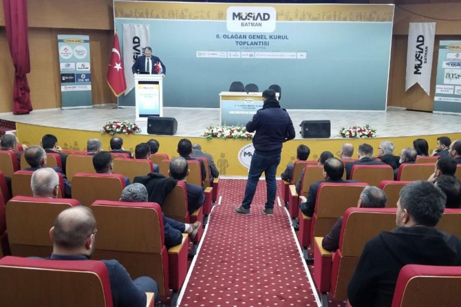 MÜSİAD Batman Şubesinin 6. Olağan Genel Kurulu gerçekleştirildi