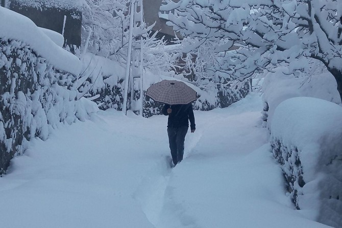 Bitlis'te eğitime kar engeli