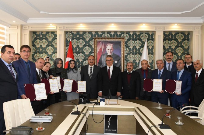 Adıyaman'daki 8 okula OHSAS TS belgesi