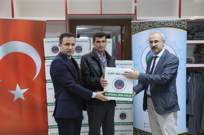 Siirt'te Çölyak hastalarına destek olunmaya devam ediliyor