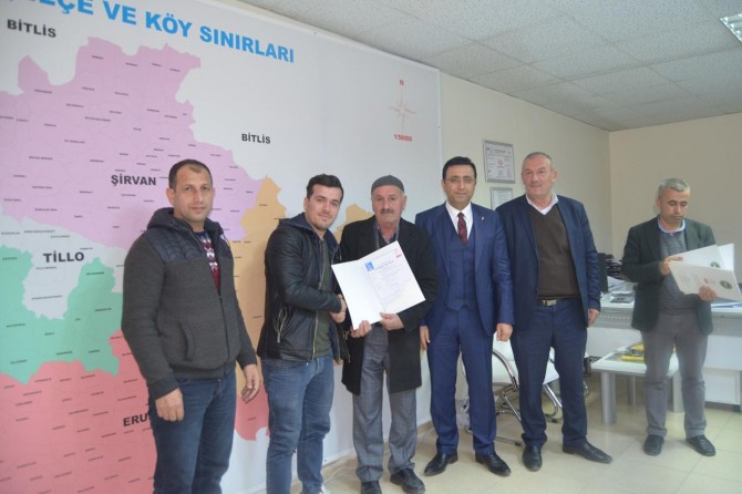 Siirt’te üreticilere organik tarım sertifikası verildi
