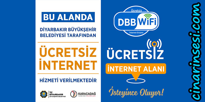 Diyarbakır'da park ve meydanlarda ücretsiz internet dönemi